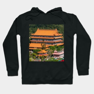 Po Lin Monastery, Lantau Island, Hong Kong Hoodie